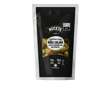 AZEITONA VERDE SALADA NUCETE DP 24 X 120/220G