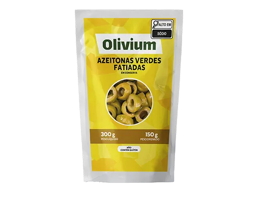 AZEITONA VERDE FATIADA OLIVIUM DP 24X 150/300G