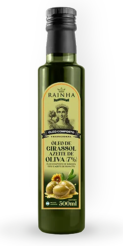 ÓLEO COMPOSTO DE GIRASSOL E OLIVA RAINHA VD 12/500ML